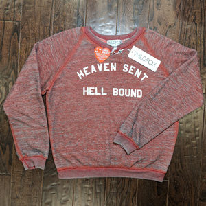 NWT - Wildfox "Heaven Sent Hell Bound" sweatshirt